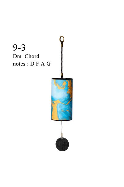 Choice 9-3 Dm Fall Hluru جرس رياح من الخيزران بـ 9 قضبان، أجراس رياح بـ 9 قضب...