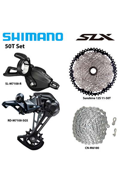Choice 50T Set SHIMANO Deore SLX M7100 1X12S Groupset Shift Lever Rear Derail...