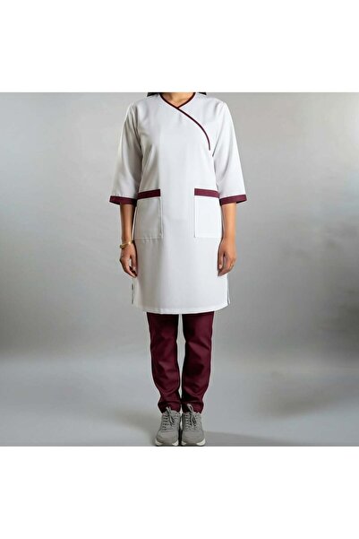 OEMS Uniform Female Worker White Color-5Xl