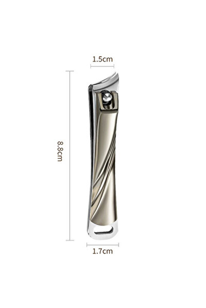 Choice Silver 1/2Pcs Slanted Edge Nail Clippers Stainless Steel Ingrown Finge...