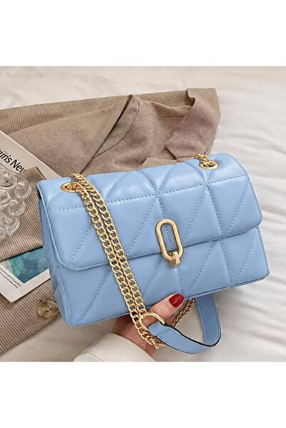 RJT Γυναικεία Baby Blue τσάντα ώμου