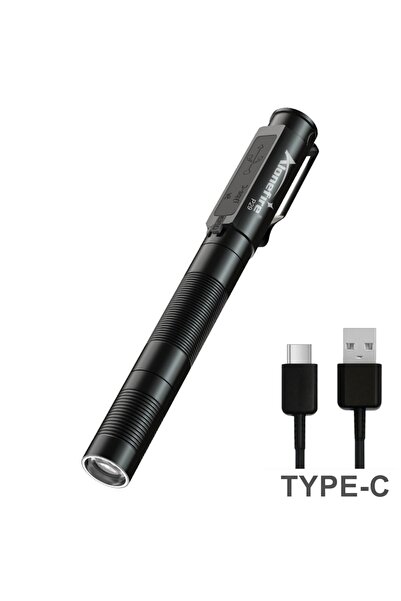 Choice Lithium Ion Battery black White light Mini Zoom Pocket Pen Lamp Led Fl...