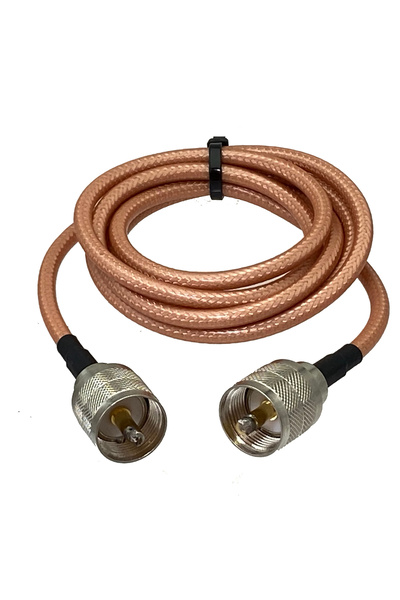 Choice11 كابل محوري RG142 بطول 15 سم (6 بوصات) مزود بموصلات UHF PL259 إلى PL2...