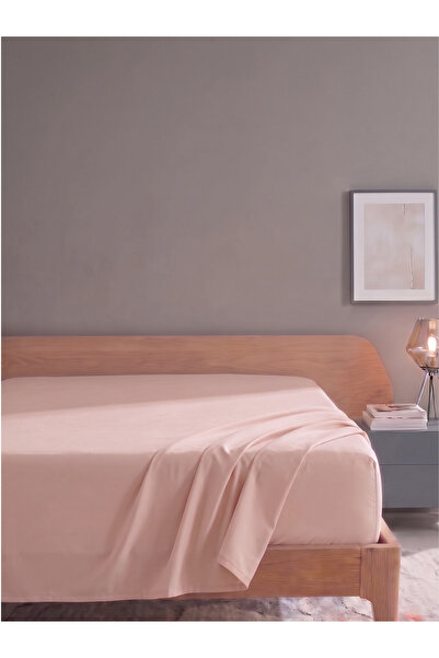 Cipsoz King Size Saten Pamuk Düz Çarşaf 260x280 cm