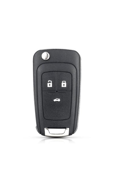 choice2 غلاف مفتاح سيارة قابل للطي بثلاثة أزرار من KEYYOU لسيارات شيفروليه كر...