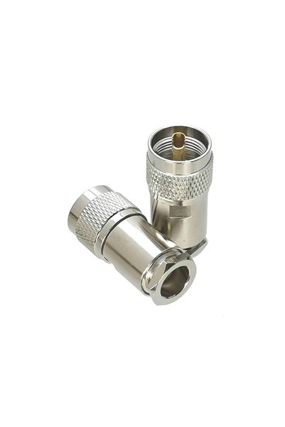 choice2 مشبك قابس ذكر UHF PL259 واحد لكابل RG8 LMR400 / RG5 / RG6 / RG8X LMR2...