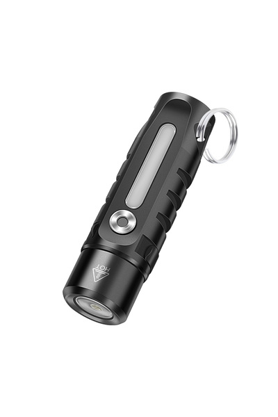 Choice White BORUiT RJ28 410LM EDC LED Flashlight Type-C Rechargeable Keychai...