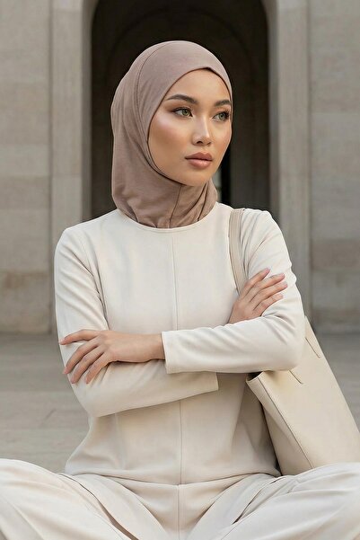 Aisha's Design Tesettür Bone,TB-5,Vizon