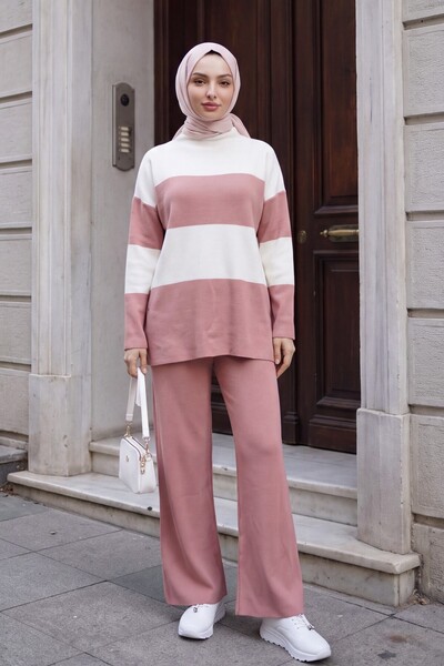 Modamorfo Half Throat Knitwear Set -Dry