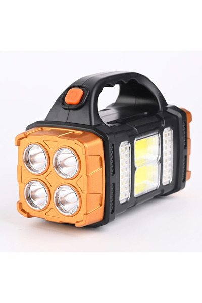 Choice1 25W 2024 Powerful LED Flashlight USB+Solar Rechargeable Flashlight CO...