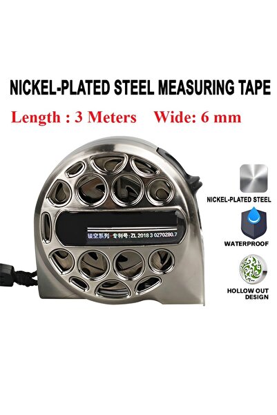 choice2 3Mx6MM 1pcs 3/5/7.5M Metric Tape Measure Stainless Steel Anti-corrosi...
