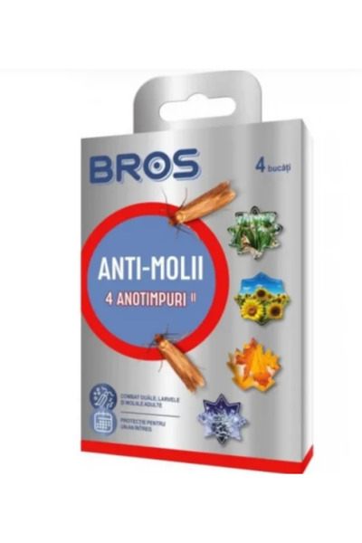 bros Umeraș pentru molii pentru 4 sezoane