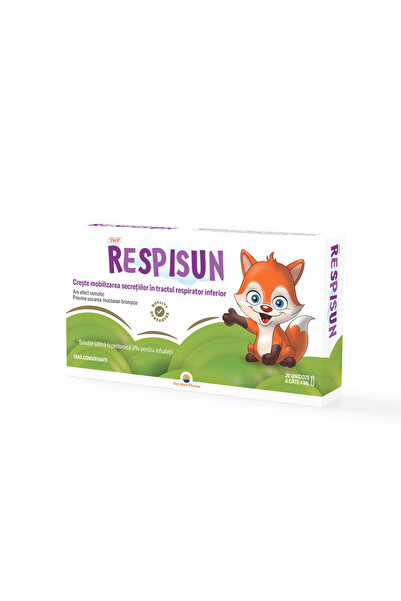 SUN WAVE PHARMA Respisun Solutie Salina Hipertonica 3% pentru Inhalatii 20dz ...