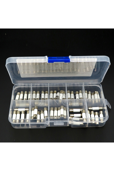 Choice 50PCS 10 Kinds Fast Ceramic Fuses Kit 250V 5mm x 20mm 0.25A 0.5A 1A 2A...