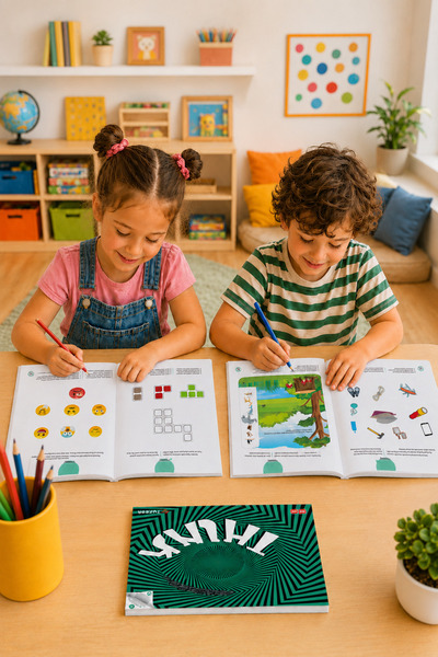 TÜZDER Yayınları THINK 10+ Years Old |   Iq, Attention and Ability Development Book Series