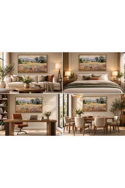 ALAYRA International Beautiful Canvas Wall Art framed 30x40cm Elegant Modern Home Decor Gift