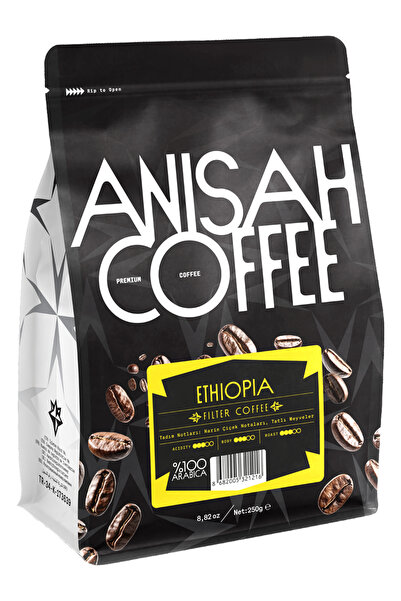 Anisah Coffee قهوة إثيوبية مطحونة مفلترة |   250 جرام |   100% أرابيكا |   تح...