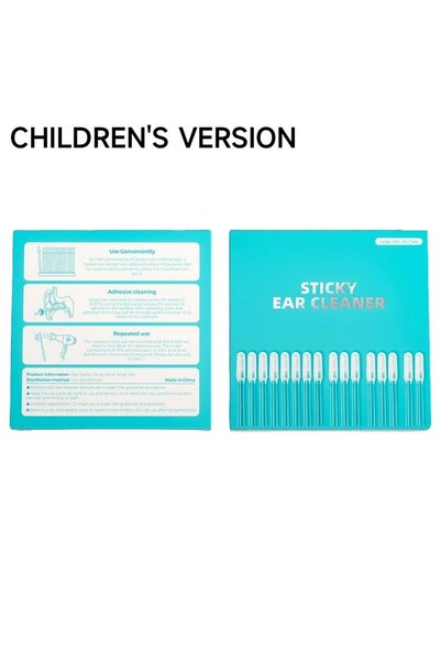 Choice1 24PCS-S 24Pcs Stickable Sticky Ear Stick Ear Cleanser Soft Silicone R...