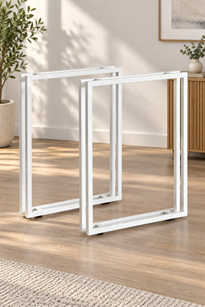 TOLIAHOME Metal Masa-Yemek Masası- Çalışma Masası Ayağı 2 Adet Ayak 72 Cm Mob...