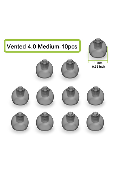 Choice Vented Medium 10pcs-Phonak Vented 4.0 Hearing Aid Domes, Hearing Aids ...