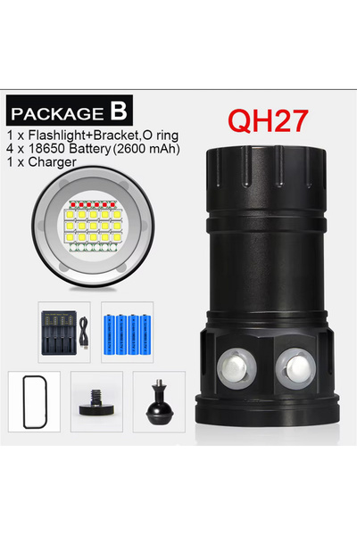 Choice4 Package B Professional Underwater Photography Light 27 LED Highlight ...
