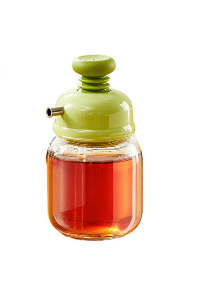 Choice Green ♥♥♥Press-top Glass Oil Bottle,Soy Sauce And Vinegar Condiment Bo...
