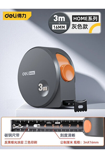 Choice5 orange 3M Deli Tools 1Pcs 3/5M Digital Tape Measure Retractable Metri...