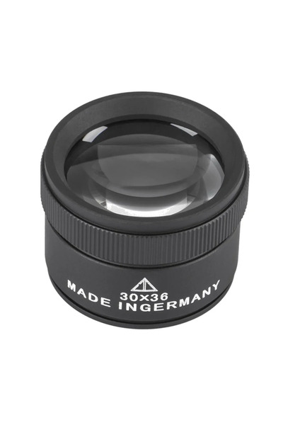 Choice1 1PC Black 30X 36mm Magnifying Glass for Precision Work K9 Optical Len...