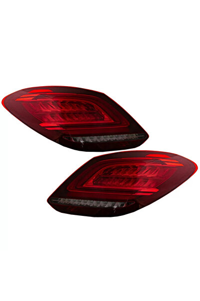 tuningset Stopuri Full LED compatibile cu Mercedes C-Class W205 Limousine 201...