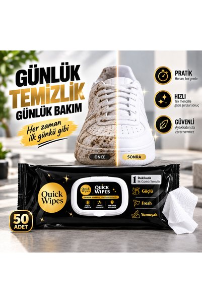 AYAKKABI TEMİZLEME MENDİLİ 50 Lİ