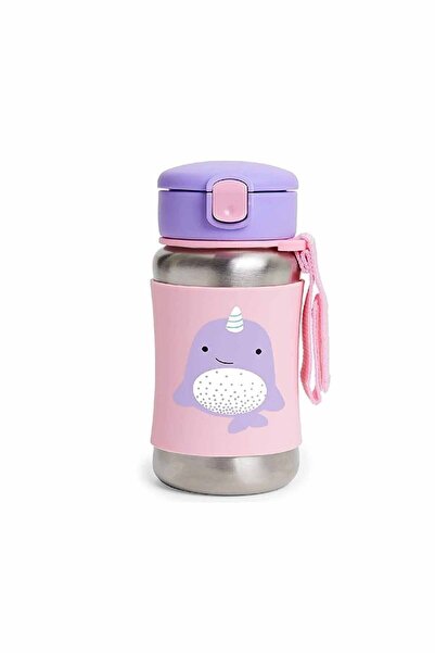 Skip Hop Pipetli Paslanmaz Çelik Suluk Narwhal 350 ml