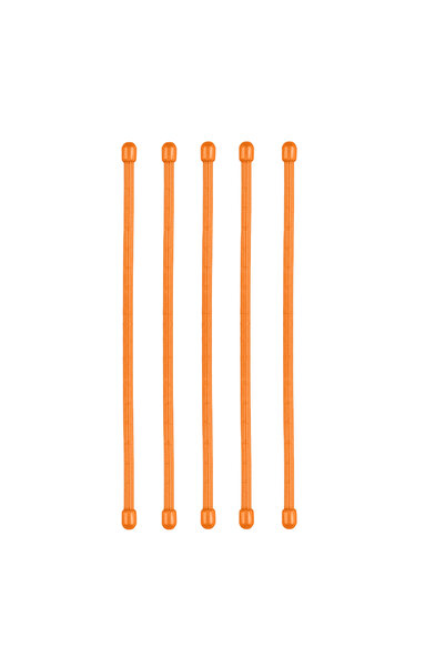 Choice41 6inch E 5PCS Silicone Zip Ties, Steel Core Silicone Twisted Ties, Re...