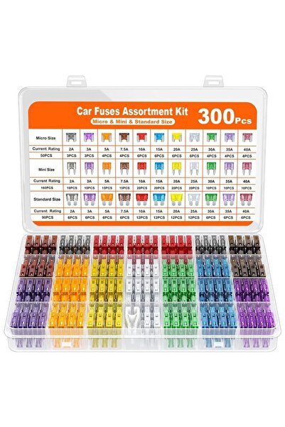 Choice 360pcs 300/180/120pcs Car Blade Fuse Assortment Kit Auto Truck Automot...