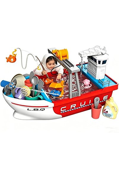 XICEN 3-in-1 Kids Bath Toy-Water Toy Boat, Fishing, Kitchen Pretend Play,Fun ...