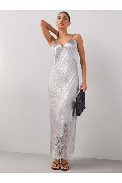 Sheya Maxi dress, silver - XL
