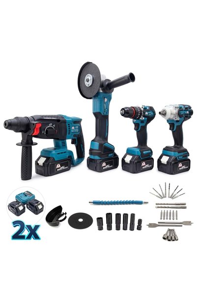 Genel Markalar Dörtlü Set MK350 (10mm Ç.MANDREN+S.SIKMA+Ş.SPRAL+Ş.HİLTİ)