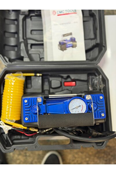 CMC ARAÇ HAVA KOMPRESÖRÜ 12 V ÇİFT PİSTON 150 PSI OTO LASTİK ŞİŞİRME POMPASI ...