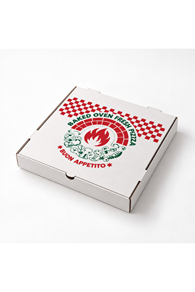 Pizza Kutusu Baskılı 100 Adet 31 x 31 x 4
