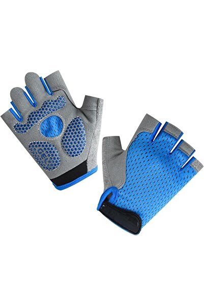 KASTWAVE Kids Bike Gloves, Fingerless Kids Cycling Gloves Breathable Anti-Sli...
