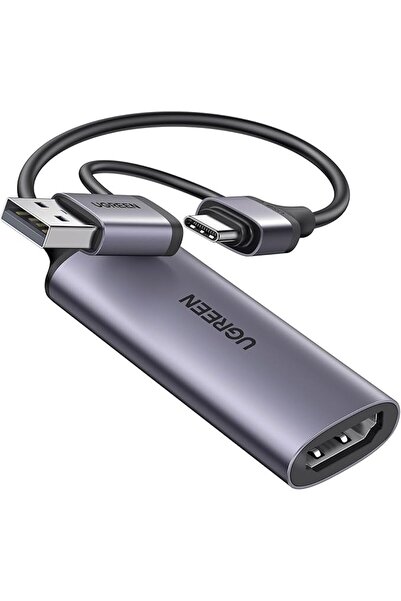 Ugreen بطاقة التقاط فيديو 4K من HDMI إلى USB A/USB C للبث المباشر على آيفون
