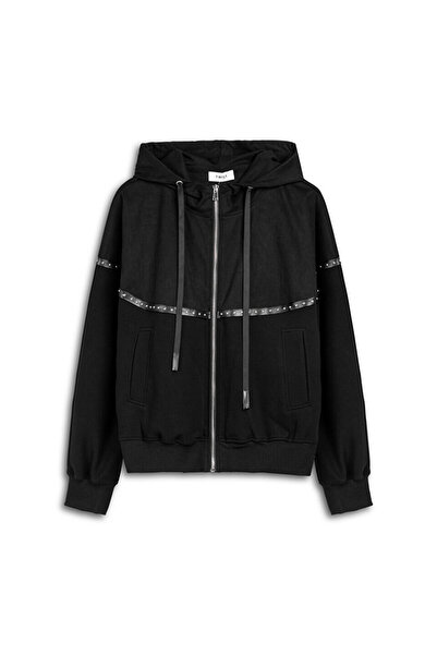 Twist KUMAŞ MIX KAPÜŞONLU SWEATSHIRT