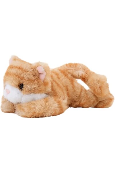 KASTWAVE Cat Plush - Soft Realistic Tabby Cat Teddy, Weighted Stuffed Animal ...
