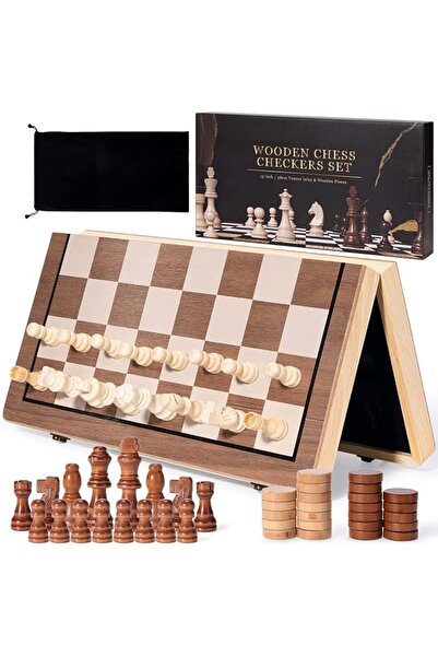 GENERAL Magnetic Chess Sets for Adults and Kids,15 Inch Wooden Magnetic Chess...