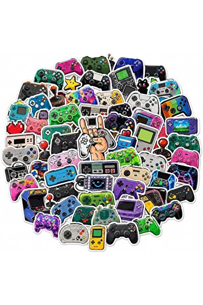 Mamlakat Al Oud 50 PCS Gaming Stickers for Kids, DIY Waterproof Vinyl Decal S...
