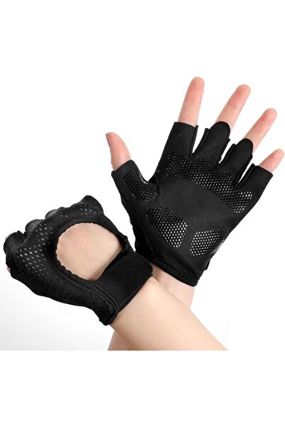 Yelajoy Weight Lifting Gloves, Fingerless Thick Padded Gym Gloves