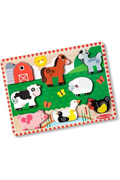 Melissa & Doug لغز المزرعة الكبير الحجم