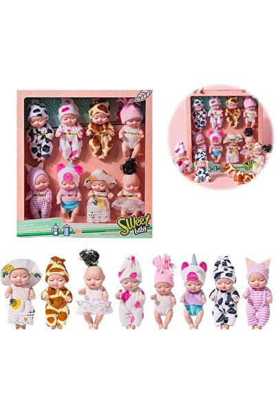 NALACAL Mini Reborn Dolls, 3.5 Inch Mini Doll Toy, Mini Newborn Reborn Baby S...