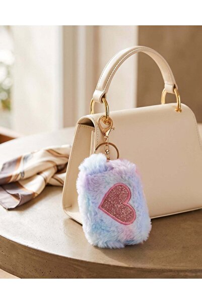 REDTAG Women Pastel Multicolour Heart Bag Charm