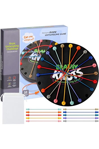 KASTWAVE Brainy Knots Rope Untangling Game, Strategy Puzzle Board Game for Al...