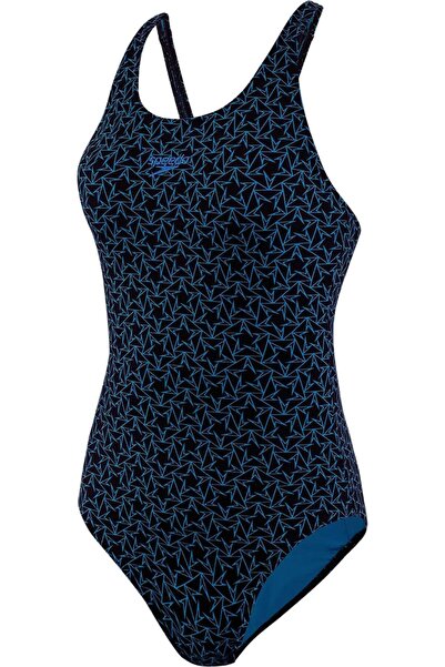 SPEEDO ملابس سباحة نسائية من قطعة واحدة من Boomstar Allover Muscleback (عبوة ...